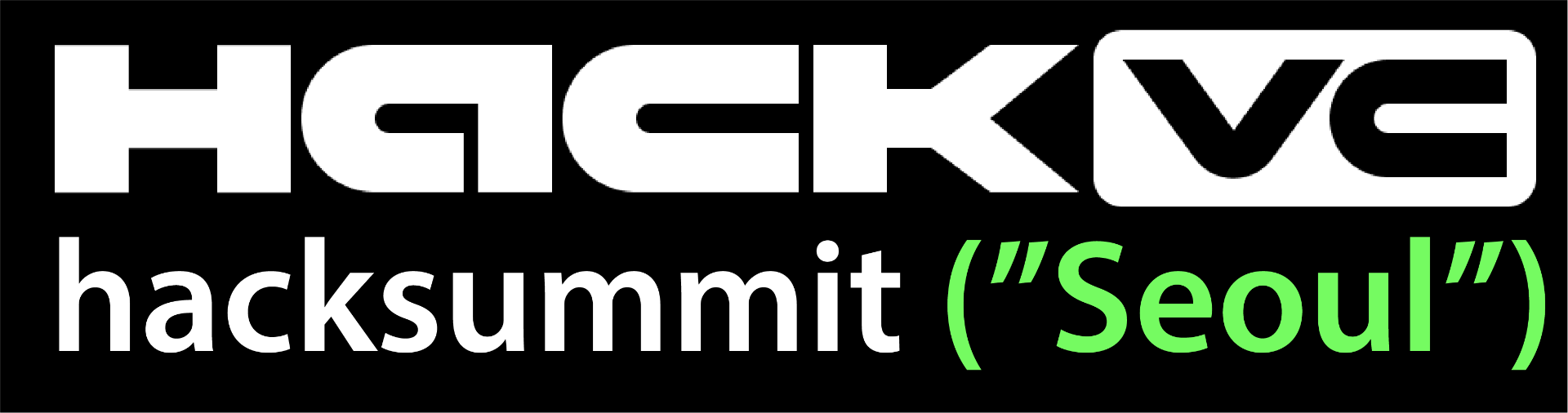 HackVC hacksummit Seoul